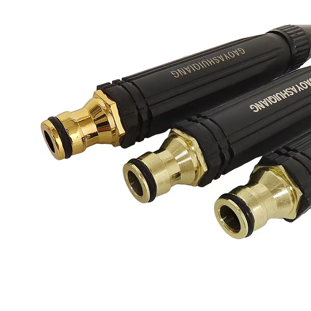 Adjustable Water Hose Spray Nozzle | High Pressure Garden Pipe Nozzle & Tap Connector