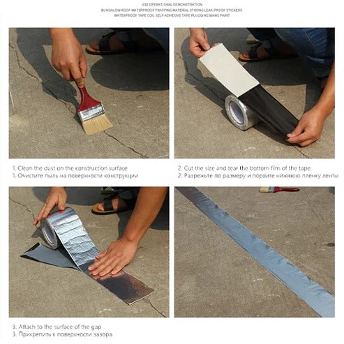 Heavy-Duty Waterproof Adhesive Repair Tape | Super Sticky Heat Resistant Sealing Tape for Car & Home