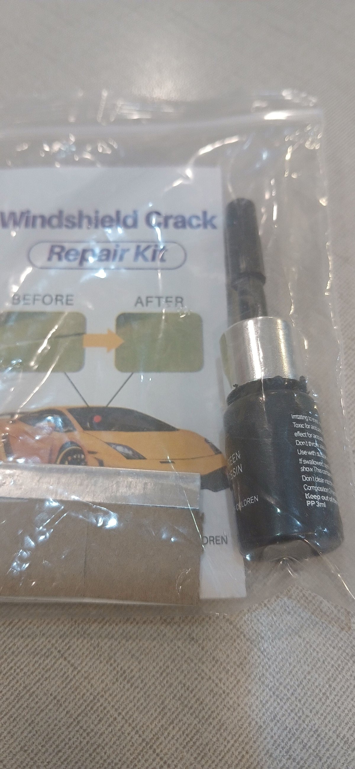 Windshield Repair Kit – DIY Car Glass Crack & Chip Repair
