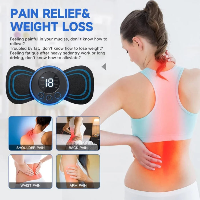 EMS Muscle Stimulator Belt – Electric Body Massager & Muscle Relaxation Device