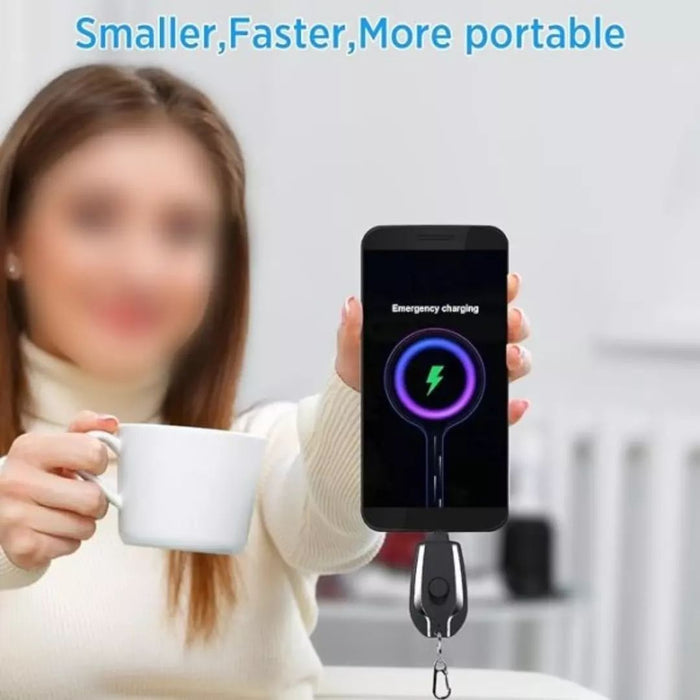 Mini Portable Keychain Power Bank – Compact Emergency Mobile Charger