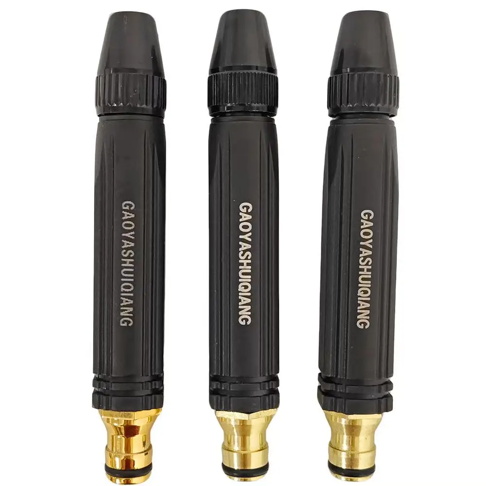 Adjustable Water Hose Spray Nozzle | High Pressure Garden Pipe Nozzle & Tap Connector