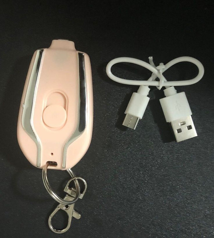 Mini Portable Keychain Power Bank – Compact Emergency Mobile Charger