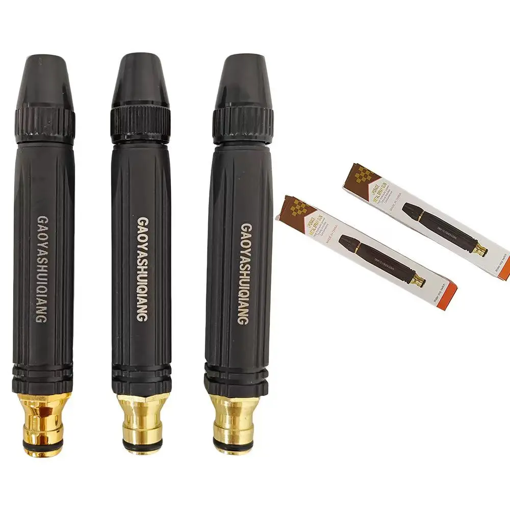 Adjustable Water Hose Spray Nozzle | High Pressure Garden Pipe Nozzle & Tap Connector